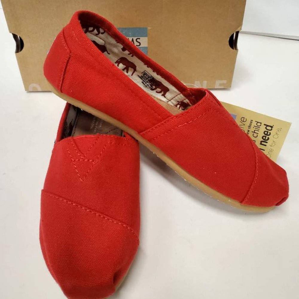 Toms Women's Classic Canvas - Red - New